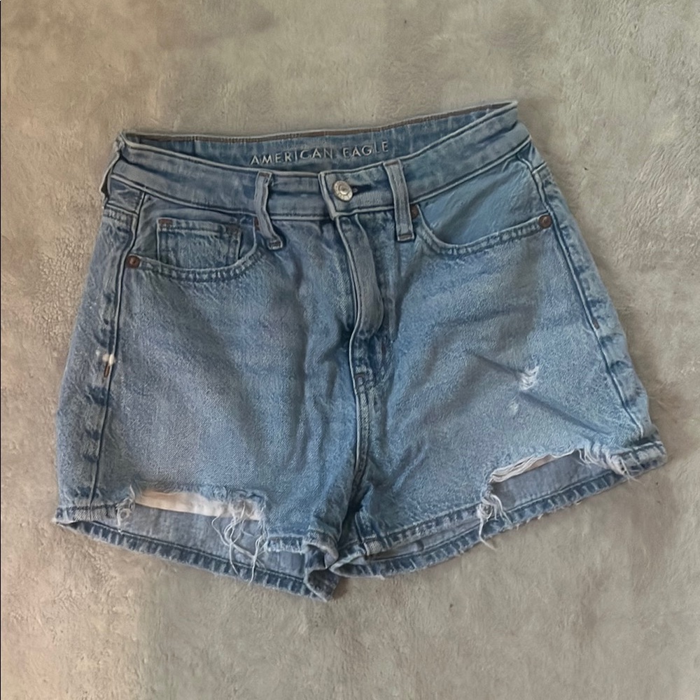 American Eagle Outfitters Women's Blue Denim Shorts
